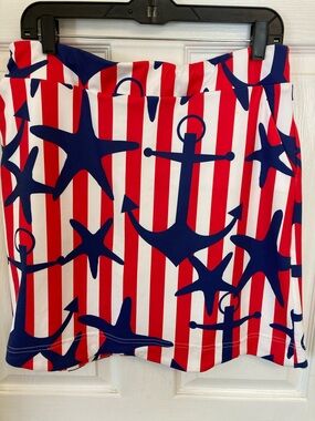Nautical Stripe Women’s Skort - Red, White & Blue